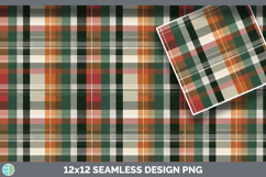 Bold Plaid Seamless Autumn Flannel Textured Background Paper Product Image 3