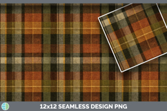 Tartan Sash Seamless Autumn Flannel Textured Background Pape Product Image 3