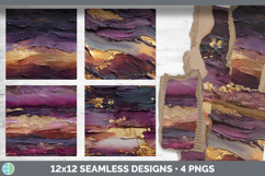 Deep Purple Seamless Thick Ombre Textured Background Papers Product Image 2
