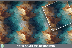 Teal Seamless Thick Ombre Textured Background Papers Scrapbo Product Image 3