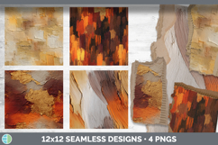 Orange Seamless Thick Ombre Textured Background Papers Scrap Product Image 2