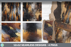 Black Seamless Thick Ombre Textured Background Papers Scrapb Product Image 2