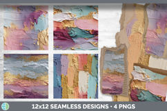 Pastel Seamless Thick Ombre Textured Background Papers Scrap Product Image 2