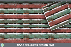 Fence Slats Seamless Christmas Winter Textured Background Pa Product Image 3