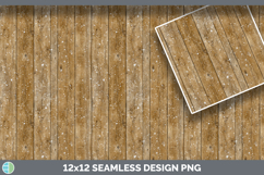 Oak Boards Seamless Christmas Winter Textured Background Pap Product Image 3