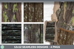 Walnut Wood Seamless Christmas Winter Textured Background Pa Product Image 2