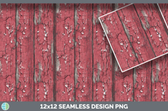 Distressed Paint Wood Seamless Christmas Winter Textured Bac Product Image 3