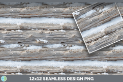 Driftwood Seamless Christmas Winter Textured Background Pape Product Image 3