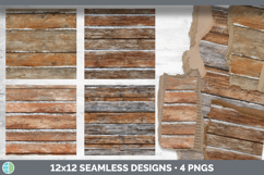 Cedar Wood Seamless Christmas Winter Textured Background Pap Product Image 2