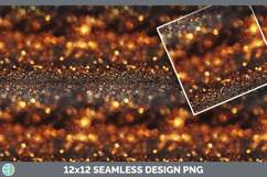 Orange Seamless Glitter Bokeh Textured Background Papers Scr Product Image 3