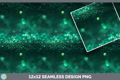 Green Seamless Glitter Bokeh Textured Background Papers Scra Product Image 3
