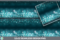 Turquoise Seamless Glitter Bokeh Textured Background Papers Product Image 3