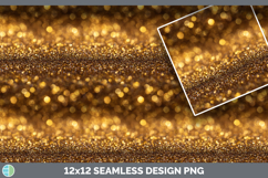Gold Seamless Glitter Bokeh Textured Background Papers Scrap Product Image 3