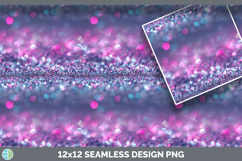 Pink Blue Seamless Glitter Bokeh Textured Background Papers Product Image 3