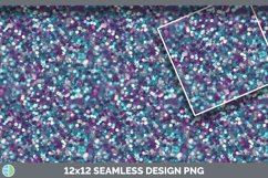 Teal Purple Seamless Glitter Bokeh Textured Background Paper Product Image 3