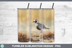 Blackbellied Plover Shorebirds Sunset Tumbler Sublimation D Product Image 1