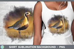 American GoldenPlover Shorebirds Sunset Shirt Sublimation D Product Image 1