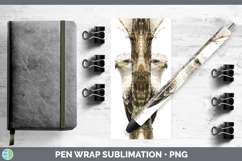 Whitebellied Sea Eagle Tree Peek Pen Wrap Sublimation Desig Product Image 1