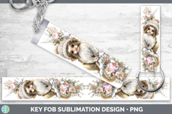 Emperor Tamarin Primate Winter Knit Hat Key Fob Sublimation Product Image 1