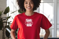 White Bella Canvas 3001 Mockup, Bella Canvas 3001 Tshirt Product Image 1