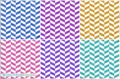 Glitter Chevron Digital Paper Scrapbook Background Bundle Product Image 2