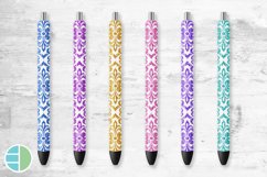 Damask Pen Wrap Bundle - Epoxy Pen Wrap Sublimation Product Image 4