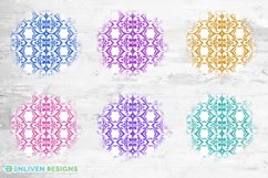 Glitter Damask Background PNG Spring Sublimation Bundle Product Image 2