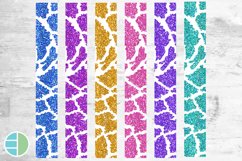 Glitter Giraffe Print Key Fob Bundle Wristlet Sublimation Product Image 2