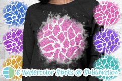 Glitter Giraffe Print Background PNG Sublimation Bundle Product Image 1