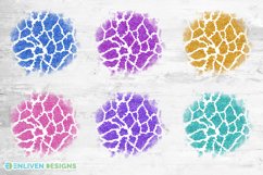 Glitter Giraffe Print Background PNG Sublimation Bundle Product Image 2