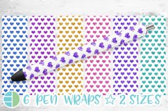 Hearts Pen Wrap Bundle - Epoxy Pen Wrap Sublimation Product Image 1