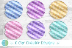 Houndstooth Car Coaster Design Sublimation Designs Bundle Product Image 1
