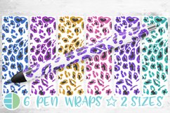Leopard Print Pen Wrap Bundle - Epoxy Pen Wrap Sublimation Product Image 1