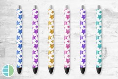 Glitter Stars Pen Wrap Bundle - Epoxy Pen Wrap Sublimation Product Image 2