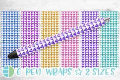 Glitter Triangles Pen Wrap Bundle - Pen Wrap Sublimation Product Image 1