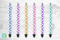 Glitter Waves Pen Wrap Bundle - Epoxy Pen Wrap Sublimation Product Image 2
