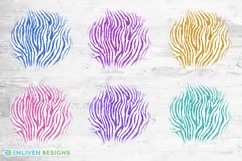 Distressed Sublimation Background | Glitter Zebra Print Product Image 2