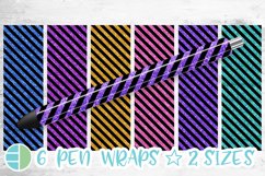 Stripes Pen Wrap Bundle - Epoxy Pen Wrap Sublimation Product Image 1
