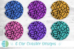 Giraffe Print Car Coaster Design Sublimation Designs Bundle Product Image 1