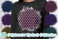 Glitter Hearts Background PNG Spring Sublimation Bundle Product Image 2