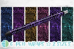 Jaguar Print Pen Wrap Bundle - Epoxy Pen Wrap Sublimation Product Image 1