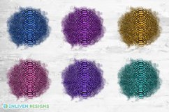 Glitter Snake Print Background PNG Sublimation Bundle Product Image 1