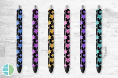 Glitter Stars Pen Wrap Bundle - Epoxy Pen Wrap Sublimation Product Image 2