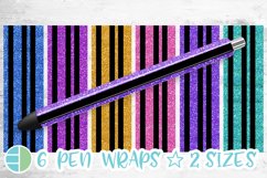 Stripes Pen Wrap Bundle - Epoxy Pen Wrap Sublimation Product Image 1