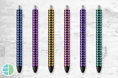 Glitter Triangles Pen Wrap Bundle - Pen Wrap Sublimation Product Image 2