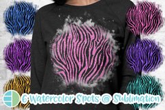 Distressed Sublimation Background | Glitter Zebra Print Product Image 2