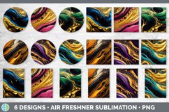 Marble Agate Air Freshener | Sublimation Designs Bundle Product Image 2