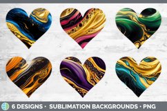 Marble Agate Hearts Clipart Product Image 2
