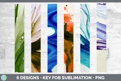 Watercolor Background Key Fob | Wristlet Sublimation Product Image 2
