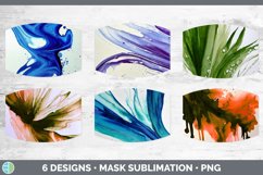 Watercolor Background Mask | Sublimation Bundle Face Mask De Product Image 2